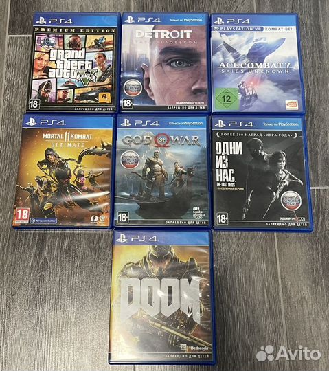 Продам диски PS4 VR PS5