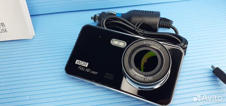 Видеорегистратор Super HD1296p 2 камеры Парктроник