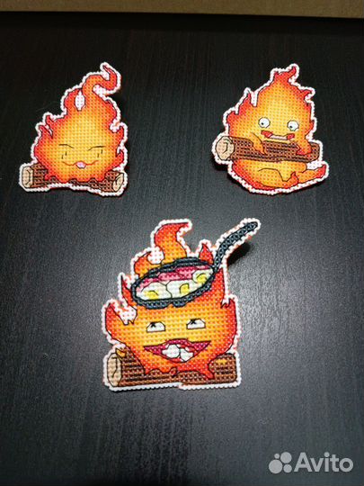 Значок Кальцифер Ходячий замок