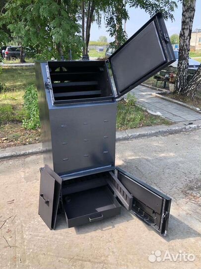 Твердотопливный котел с большой топкой