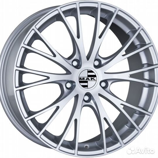 R19 5x112 8J ET42 D66,45 MAK Rennen Silver