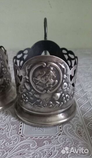 Подстаканник мельхиор СССР