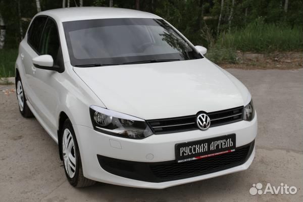 Реснички на фары Volkswagen Polo 2009-2015
