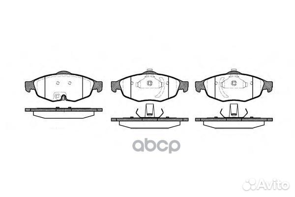 Колодки торм.дисковые 281202 Road house