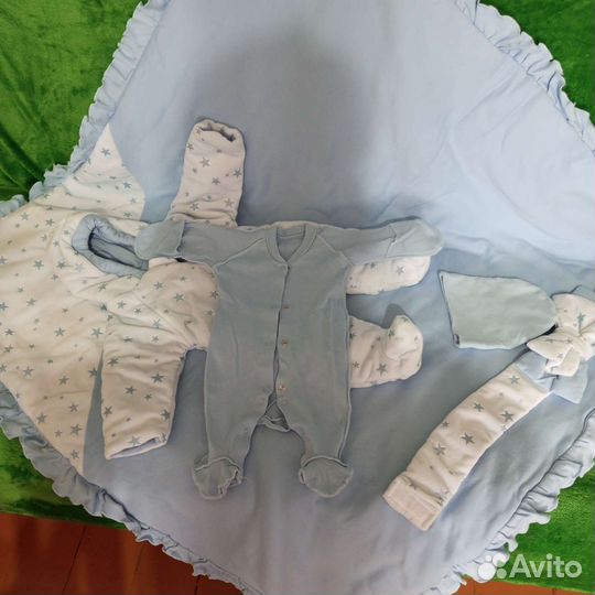 Комплект на выписку для мальчика