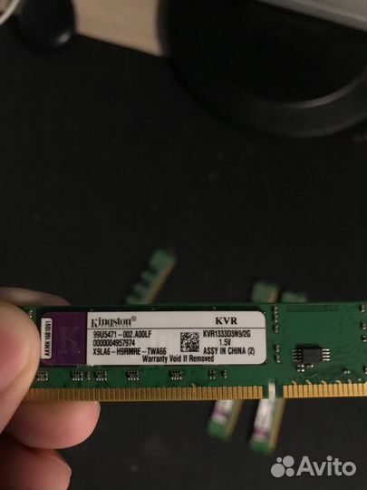 Оперативная память Kingston 8Gb DDR3 1333MHz
