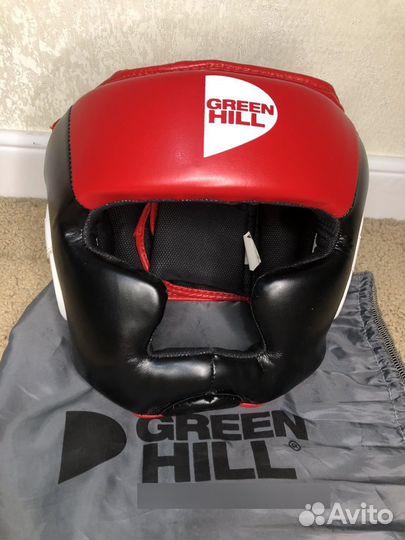 Боксерский шлем green hill