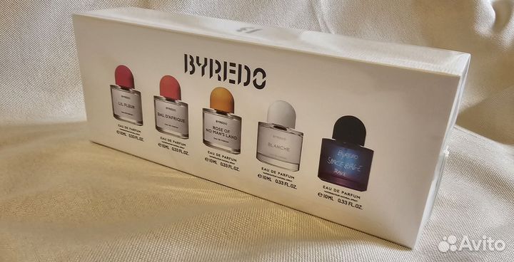 Byredo набор парфюма подарочный 5 штук по 10ml