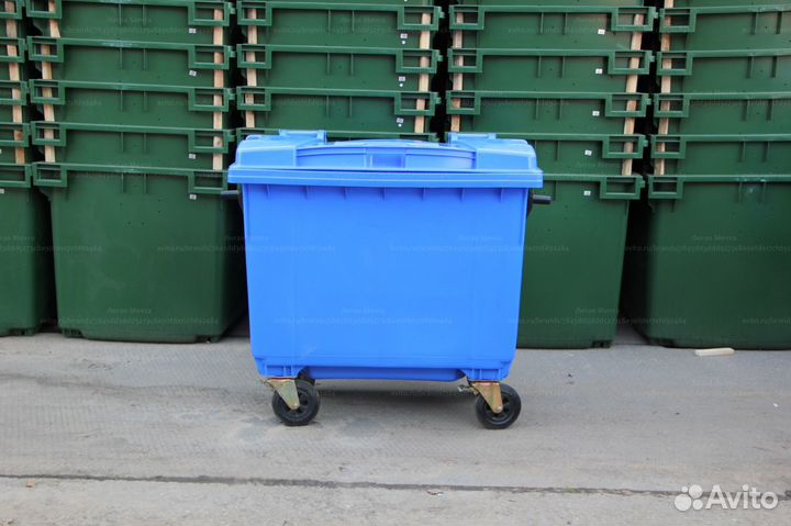 Пластиковый Евроконтейнер 660л C4622