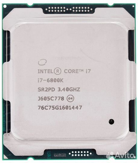 Процессор i7 6800k