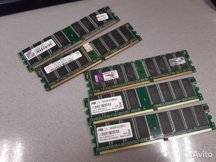 DDR-1 PC3200 1GB 400Mhz Максимум памяти