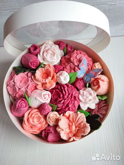 Съедобные букеты из зефира