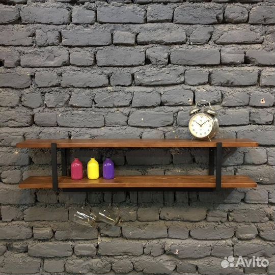 Полка настенная лофт