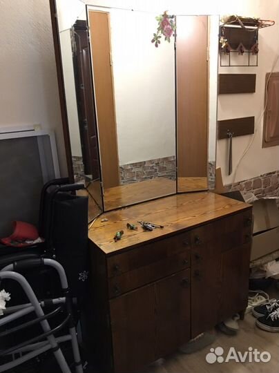 Трюмо трельяж зеркало-тумба