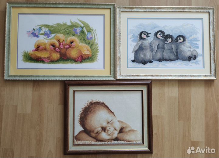 Картина вышитая крестом