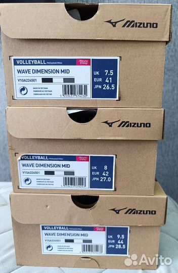 Кроссовки Mizuno dimension mid