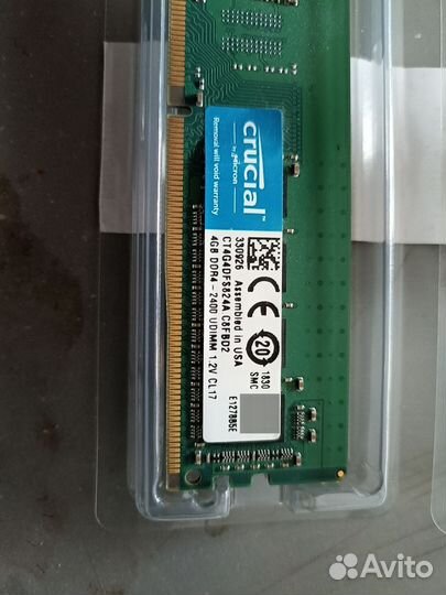 Оперативная память ddr4 4gb 2400
