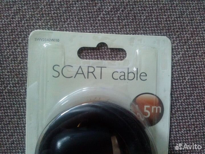 Кабель Philips Scart cable (новый, в упаковке)