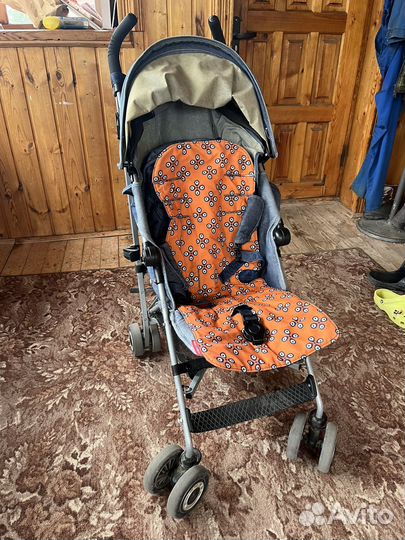 Maclaren quest denim с чехлом и матрасиком