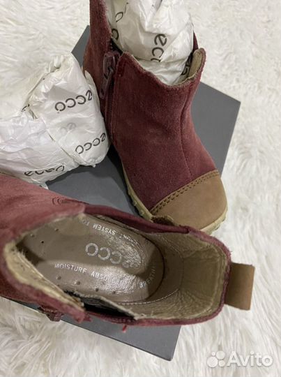 Ботинки ecco для девочки 22