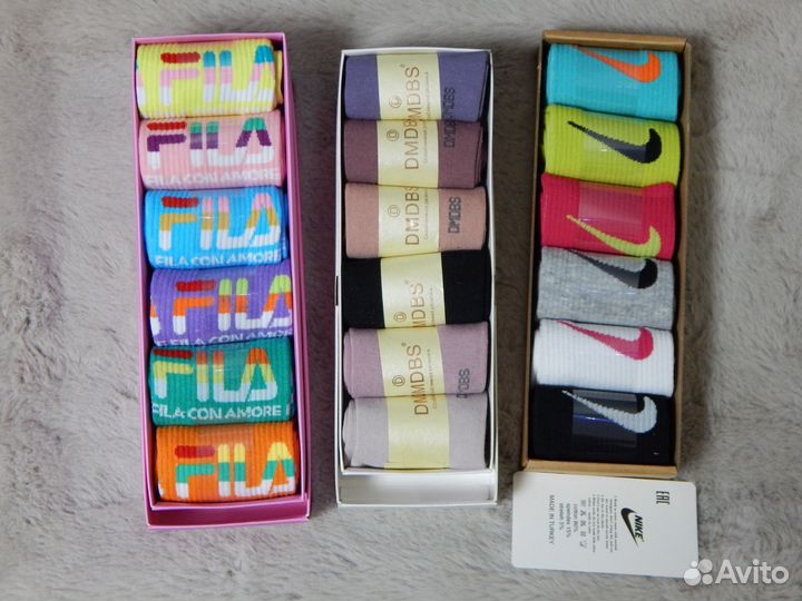 Носки nike женские в подарочной коробке