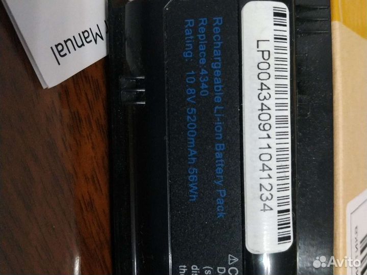 Батарея для ноута hp