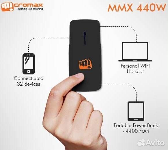 Micromax MMX 440W - Ваш мобильный хост порт