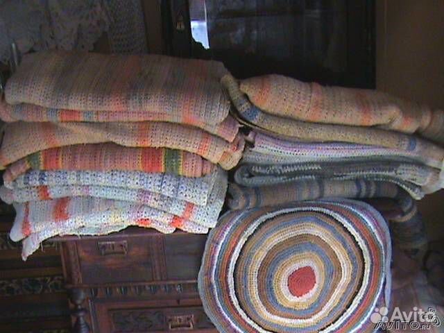 Домотканые половики лоскут и шерсть