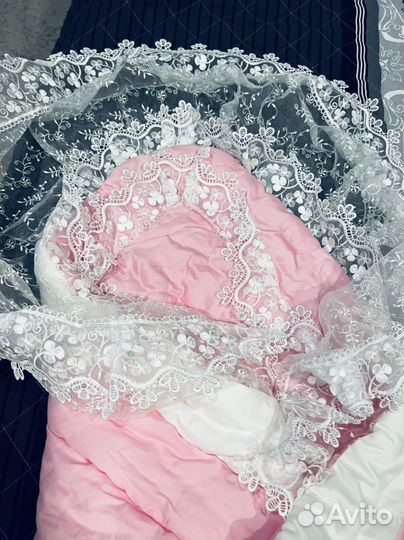 Конверт одеяло на выписку новый осень-зима