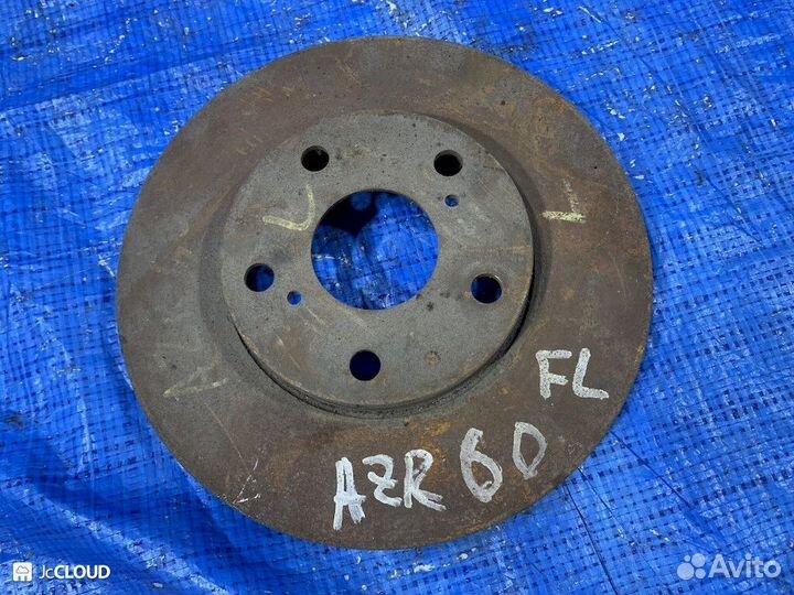 Тормозной диск на toyota noah AZR60 1azfse