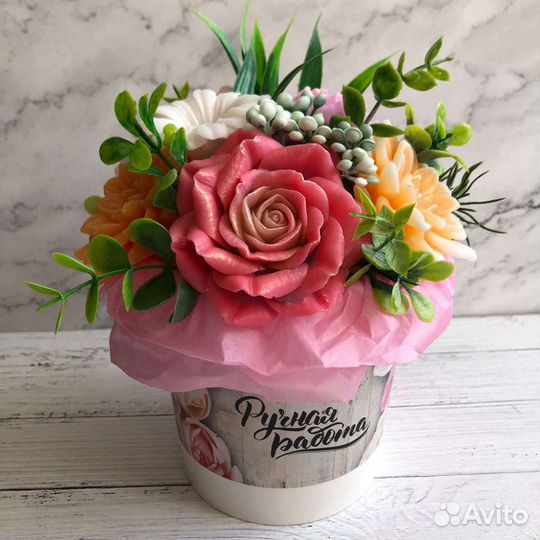 Букет из мыла