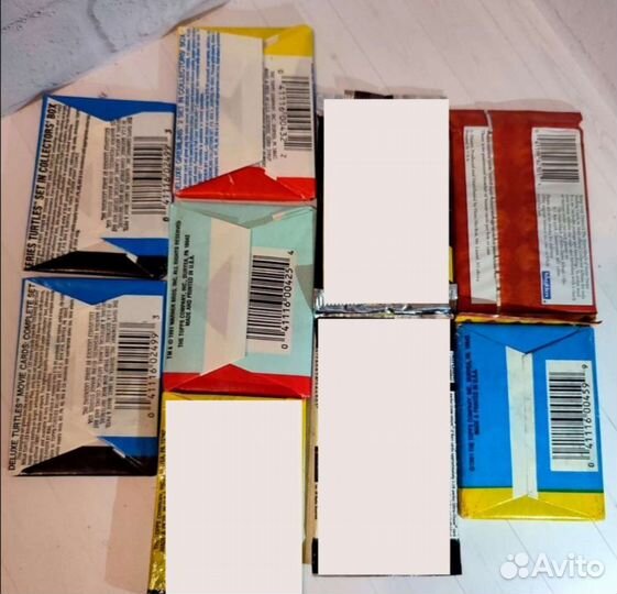 Коллекционные карточки в упаковках