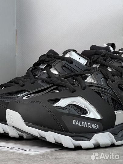 Кроссовки Balenciaga Track Sneaker Black Silver