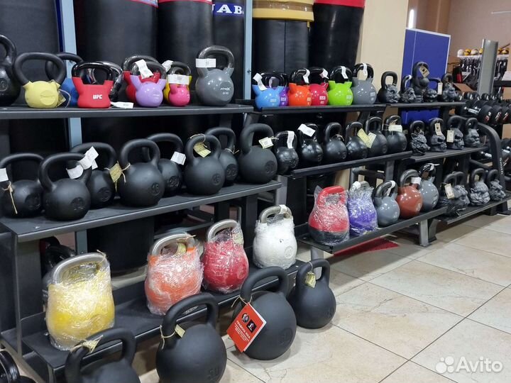 Гиря любительская чугунная 16 кг