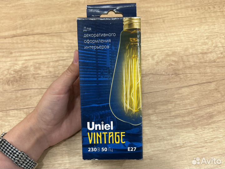 Лампочка в стиле loft лофт