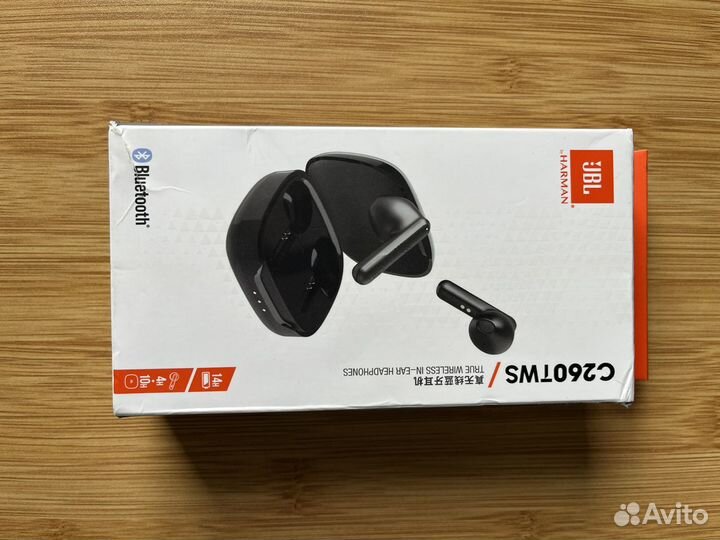 Беспроводные True Wireless наушники JBL C260TWS