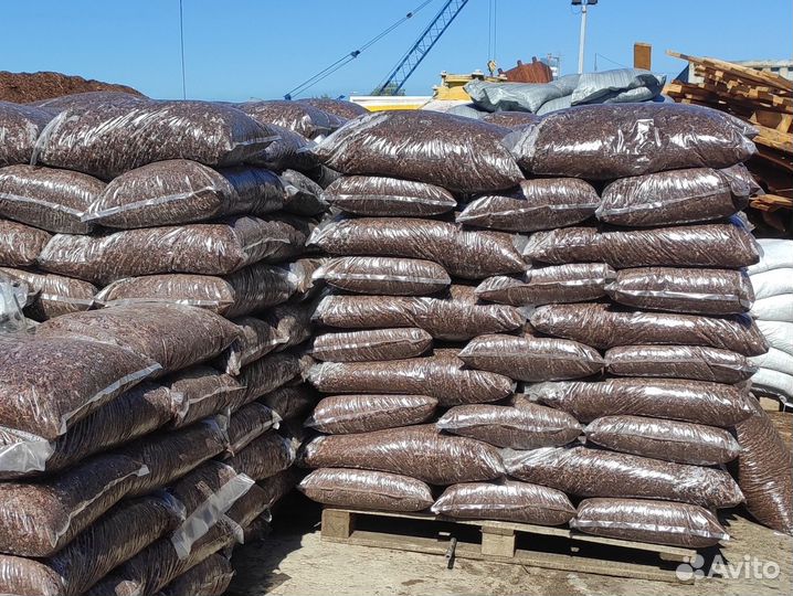 Мульча сосны и лиственницы с доставкой