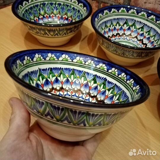 Коса узбекская посуда тарелка каса косушка риштан