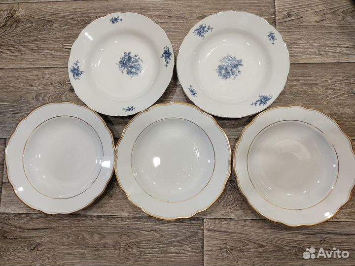 Тарелки Shori Япония,Colditz Германия Фарфор СССР