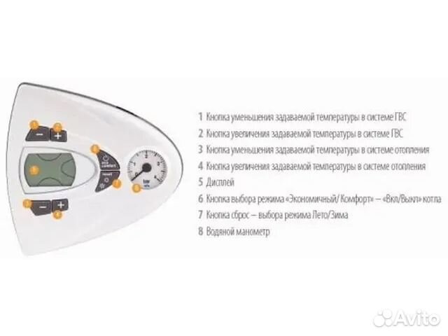 Котёл газовый Vitabel HF 24 Ferroli настенный одно