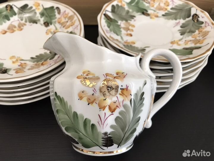 Чайный сервиз. Вербилки. «Горюн трава»