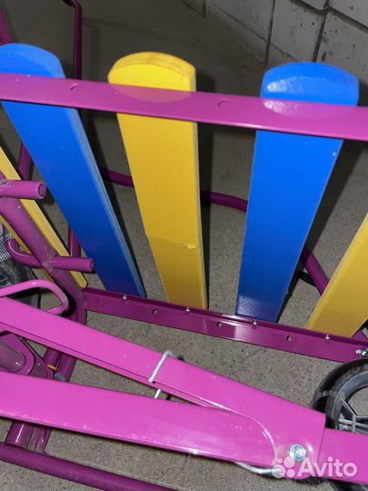 Детские санки на колесах
