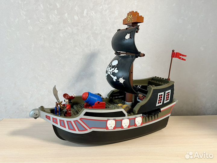 Лего Дупло 7880 Большой пиратский корабль