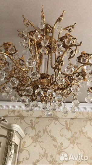 Люстра из бронзы