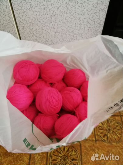 Пряжа, нитки пакетом, акрил, хлопок
