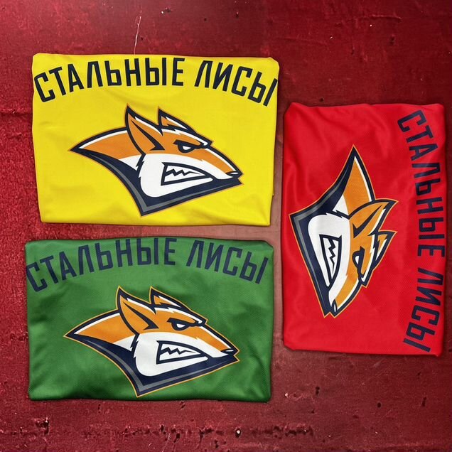 Хоккейная майка джерси steelaxes хк стальные лисы