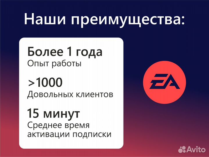 Подписка EA Play на Playstation 4/5 (Турция)