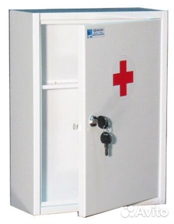 Аптечка металлическая: 315х225х145, 2,4 кг