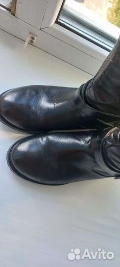 Ботинки демисезонные кожаные