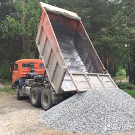 Песок щебень доставка камаз